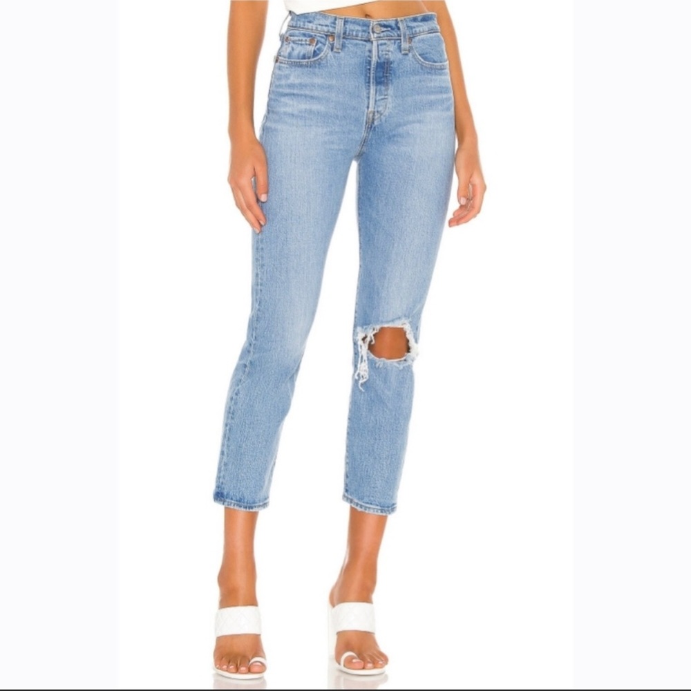 Levi's wedgie high rise straight leg jeans NWT
